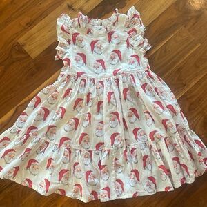 Pink Chicken Jennifer Dress Vintage Santas.
